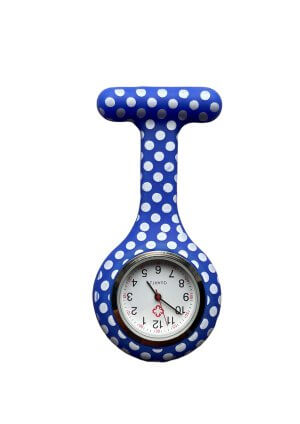Verpleegkundig horloge blauw gestipt online bestellen